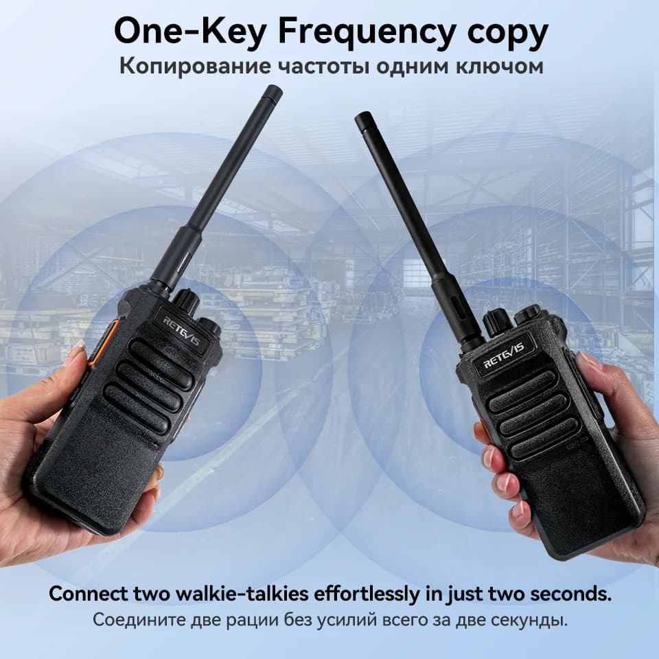 Retevis RT86 Walkie Talkie Professional Two Way Radio Long Range Walkie Talkie Communication Radio for Outdoor Business — view 5