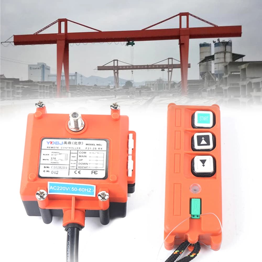 Control Transmitter Radio Remote  For Crane 100m Controller Suitable For  Miniature Electric Hoist And Winch