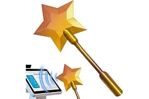 DIANLIANG Varita Magica Tarjeta Impresa en 3D Varita de Pago para Tarjetas de Crédito (Oro)