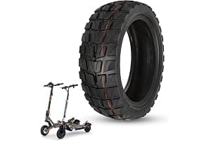 ANSENI Neumatico Cubierta 10 pulgadas 10x2.75-6.5 Rueda Todoterreno Tubeless para Patinete Eléctrico Smartgyro Speedway,Rockway,CrossOver,Kukirin G3,Urban Glide E-Cross Pro (1 Rueda)