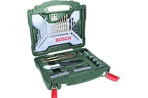 Bosch 50-Pieces X-Line Titanium Drill and Screwdriver Bit Set (for Wood, Masonry and Metal, Accessories Drills)