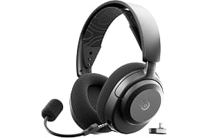 SteelSeries Arctis Nova 3P Wireless Auriculares Gaming multiplataforma - App - Batería 40h - Controladores magnéticos de neodimio - 2,4 GHz/Bluetooth - Micro extraíble - PS5, PS4, PC, Switch -Negro