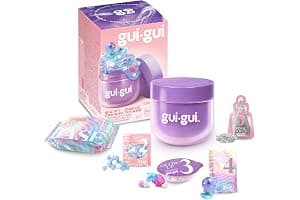 GUI GUI Clear,el Slime más Bonito de Todos, Creado por ti. Lleva tu Slime al Siguiente Nivel con un Glow up en 5 Pasos, Hay 13 slimes de GUI GUI con Diferentes Aromas y 4 increíbles Texturas