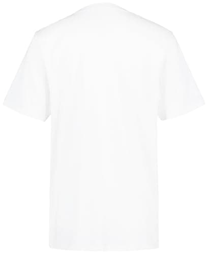 Calvin Klein Boys' Short Sleeve Graphic Crew Neck T-Shirt, Comfortable, Relaxed Fit, Skyline White, 10-12 — view 2