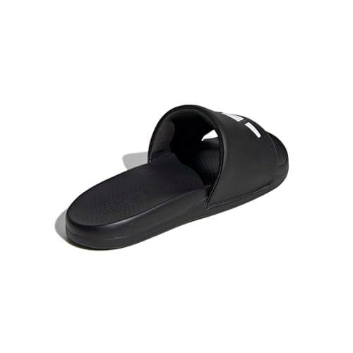 adidas Unisex-Adult Adilette Comfort 2.0, Black/White, 8 — view 5