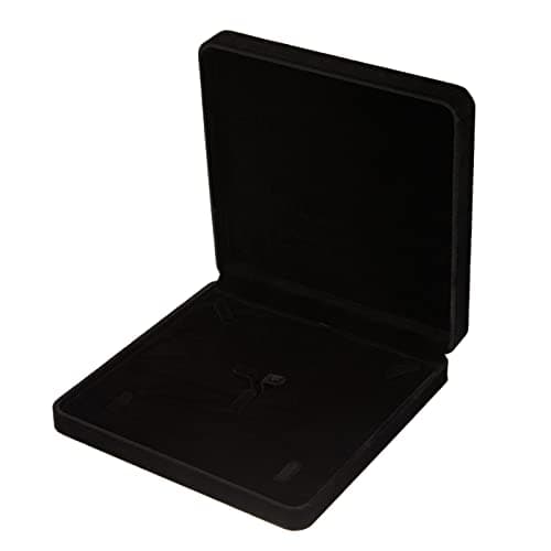 LETURE Velvet Jewelry Set Box, Velvet Gift Box for Bracelet Necklace Earring Ring (Black) — view 5