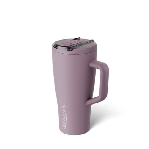 BrüMate Era Flip 30oz Tumbler with Covered Flip Down Straw | 100% Leakproof Insulated Tumbler | Made of Stainless Steel | Cup Holder Friendly Base | 30oz (Lilac Dusk)