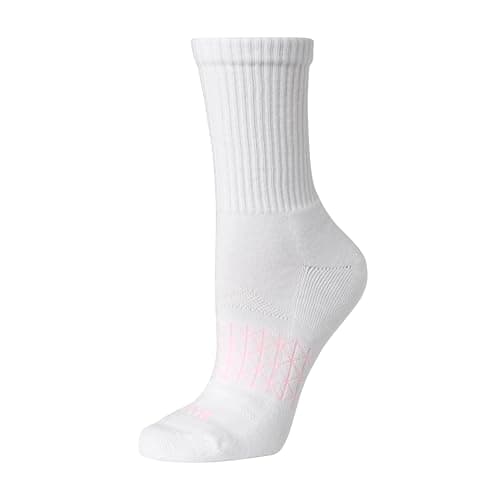 Hanes Women's Cushioned Crew Socks, Absolute Active Crew Socks for Women, Seamless Toe, 4-Pairs — view 2