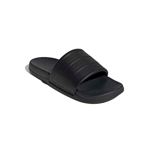adidas Unisex-Adult Adilette Comfort 2.0, Black/Black/Carbon, 8 — view 3
