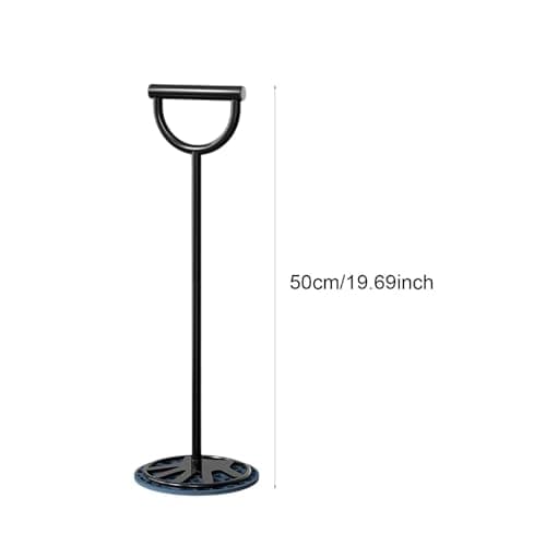 Yajuyi Trash Compactor Manual Garbage Bin Tamper Freestanding Press Tool Comfortable Handle Sturdy Metal Touchless Suitable for Home Outdoor Use