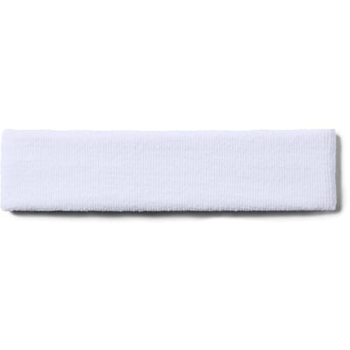 Under Armour Men's Performance Headband , White (100)/Black, One Size Fits All