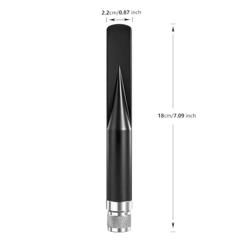 Omni Meshtastic 915MHz Lora Antenna with N Male Connector & IPEX/u.fl Adapter Cable for Meshtastic LoRa HaLow Application Solar Node/Repeaters/Devices, Slinkdsco