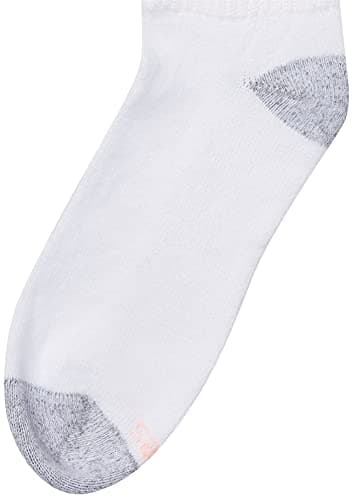 Hanes Womens Value Pack, Crew Soft Moisture-wicking Socks, Available 10 And 14-packs Fashion-liner-socks, White - 10 Pack, 8-12 US — view 2