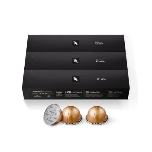 Nespresso Capsules Vertuo, Melozio, Medium Roast Coffee, 30-Count Coffee Pods, Brews 7.8oz.