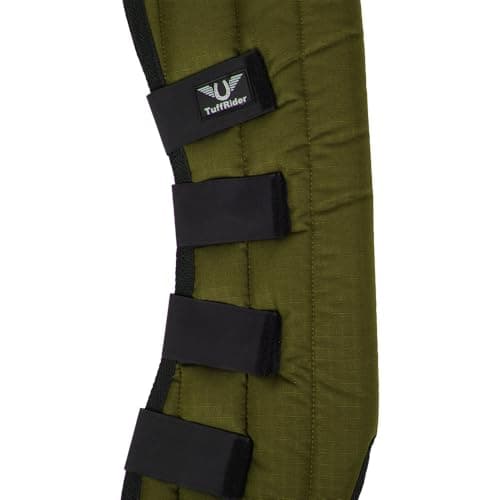 TuffRider Ripstop Waterproof Breathable Horse Shipping Boots – Set of 4-Olive Green-Full
