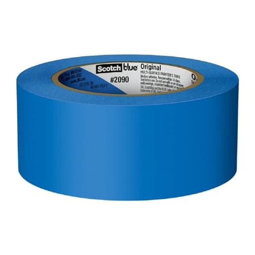 ScotchBlue Original Multi-Surface Painters Tape, 2 Inch Wide (1.88 in. x 60 Yds), 1 Roll Blue Paint Tape Protects Surfaces & Removes Easily, Masking Tape for Indoor and Outdoor Use (2090-48NC) — view 4