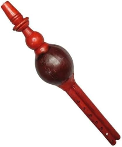 RSGM Handmade Wooden Snake Charmer Indian Been Pungi Sapera Double Flute Musical Instrument Wind Percussion