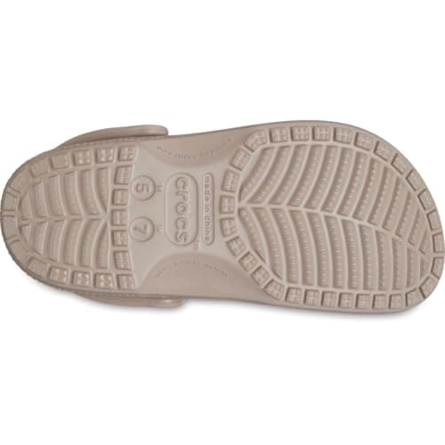 Crocs Unisex-Adult Classic Clog, Clogs for Women and Men, Taupe, 10 Women/8 Men — view 3
