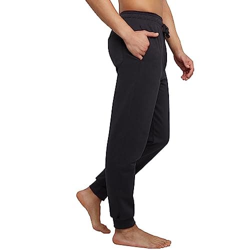 Hanes Men's Joggers, EcoSmart Fleece Sweatpants for Men, Men's Lounge Pants, 30.5" — view 3