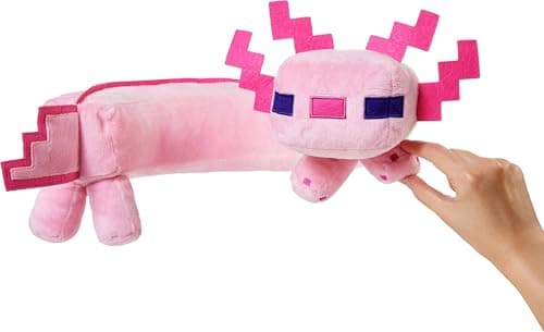 Mattel Minecraft Axolotl Neck Pillow, Plush Toy — view 2