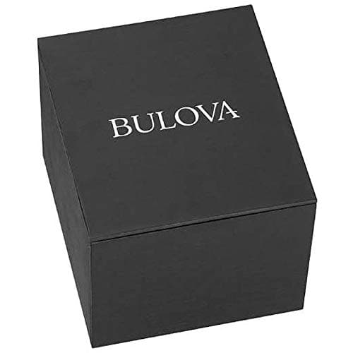 Bulova Men's Precisionist in Stainless Steel with 8-Hand Chronograph Watch, Blue and Yellow Accents, Black Dial Style: 96B175