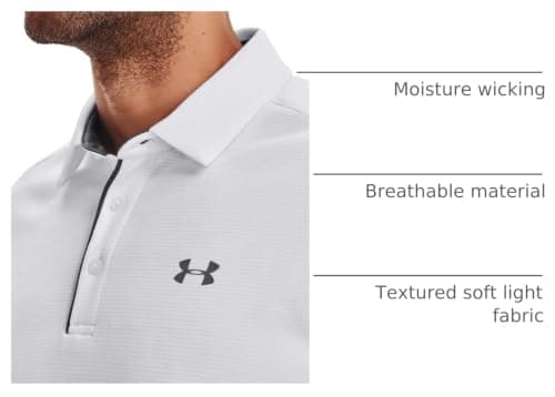 Under Armour Men's UA Tech Polo LG White — view 3