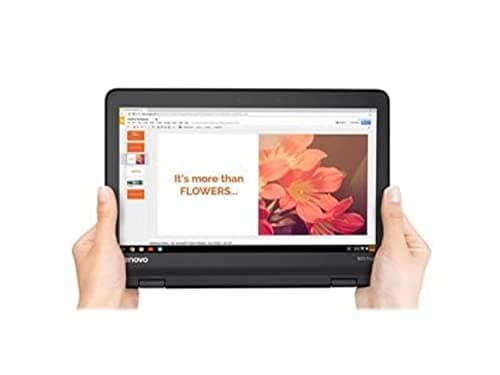 Lenovo 11.6" 300e Chromebook Touchscreen LCD 2 in 1- MediaTek M8173C Quad-core 2.1GHz 4GB LPDDR3 32GB Flash Memory Chrome OS Model 81H00000US (Renewed) — view 5