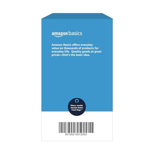 Amazon Basics Multipurpose Drawstring Trash Bags, 30 Gallon Capacity, Tear Resistant, 50 Count (Previously Solimo) — view 4