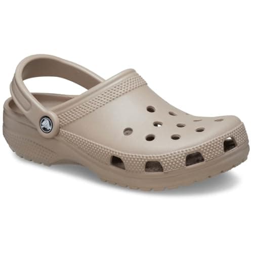 Crocs Unisex-Adult Classic Clog, Clogs for Women and Men, Taupe, 10 Women/8 Men — view 4