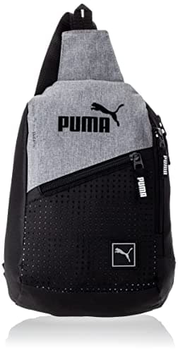 PUMA EVERCAT SIDEWALL SLING BACKPACK, One Size, Heather Grey — view 3