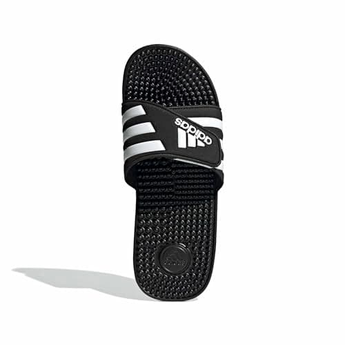 adidas Performance adissage Sandal, black/white/black, 10 M US — view 2