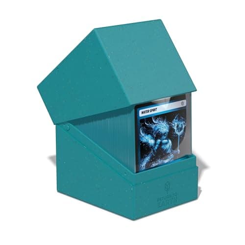 Ultimate Guard RTE Boulder 133+, Deck Case for 133 Double-Sleeved TCG Cards, Petrol, 87% Renewable, Made in Germany, Secure & Durable Storage