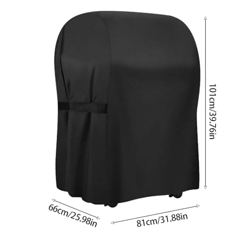 32 Inch BBQ Grill Cover,Heavy Duty Waterproof Barbecue Cover Heavy Duty Oxford Waterproof Grill Cover,Dustproof and Windproof Barbecue Cover for Outdoor Barbecue,Suitable for Most Brands