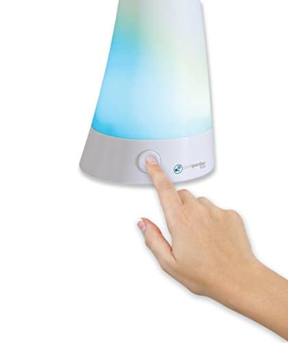 PureGuardian 300ml Output per Day Ultrasonic Cool Mist Aromatherapy Essential Oil Diffuser with Color Changing Light, SPA101WCA, White — view 3