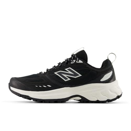 New Balance Women's Fresh Foam 410v9 Trail Running Shoe Black/Sea Salt