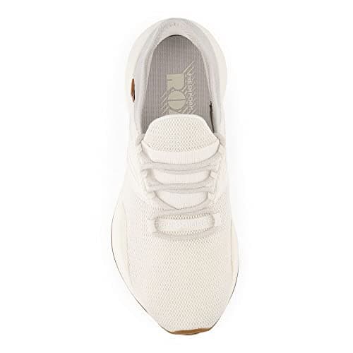 New Balance Women's Fresh Foam Roav V1 Running Shoe, Paper White/Gum, 8 M — view 4