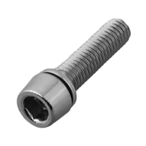 6PCS M5 x 20mm and M6 x 20mm Stem Bolts for Road for Bike Seatpost Collar, Derailleur & Headset – High- Steel, for CNC-Machi(5 * 20MM)