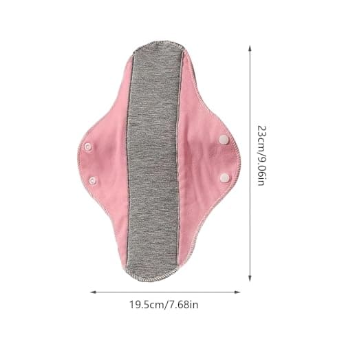 6PCS Reusable Pads, Washable Panty Liners for Women, Leakproof Cotton Sanitary Pad, Comfortable Breathable Panty Liners for Elderly Care, Postpartum, Home,Travel