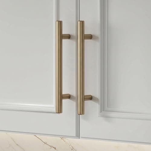 homdiy 15Pack 3in Cabinet Handles Champagne Bronze Kitchen Cabinet Pulls Drawer Pulls for Dresser Drawers — view 2