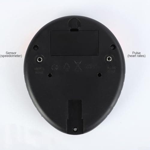 Exercise Bike Monitor with LCD Display for Heart Rate, Speed, Distance and Calories Tracking, for Stationary Bikes, 147x124mm, Plastic, 2X AAA Batteries (Not Included)