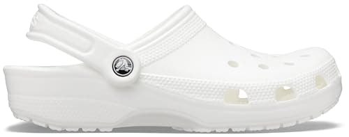 Crocs Unisex-Adult Classic Clogs, White, 9 Men/11 Women — view 4