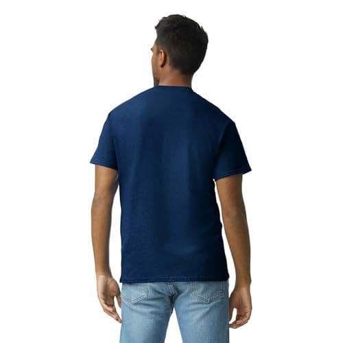 Gildan Adult Ultra Cotton T-Shirt, Style G2000, Multipack, Navy (2-Pack), X-Large — view 4