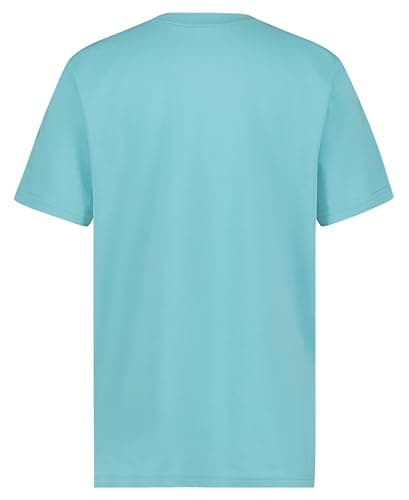 Tommy Hilfiger Boys' Short Sleeve Solid Crew Neck T-Shirt, Soft, Comfortable, Relaxed Fit, Flag Amazonite, 10-12 — view 2