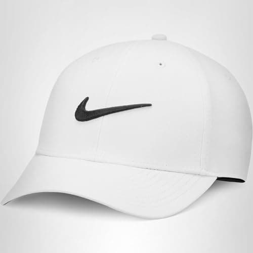 Nike Dri-FIT Club Structured Swoosh Cap, Photon Dust/Black, 1SIZE — view 5
