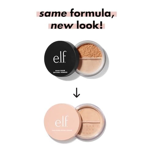e.l.f. Halo Glow Soft Focus Setting Powder, Silky & Creates Soft Glow Without Shine, Smooths Pores & Lines, Vegan & Cruelty-Free, Medium — view 2