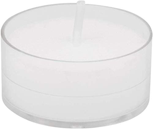 Root Candles Unscented Tealights Beeswax Blend 4-Hour Tealight Candles, 8-Count, Clear Cups — view 2