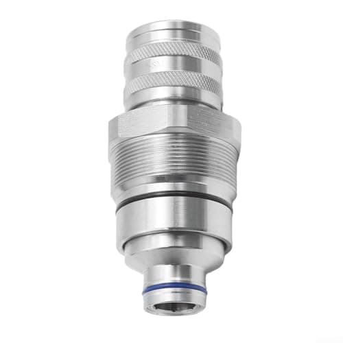 Female Flat Face Hydraulic Coupler for Bobcat Skid Steer Loader 333E 332E 329E 328E 326E Replaces 7246802 T40647 4FH08F Heavy Duty Metals Fitting