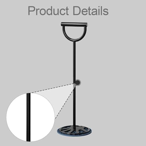 Yajuyi Trash Compactor Manual Garbage Bin Tamper Freestanding Press Tool Comfortable Handle Sturdy Metal Touchless Suitable for Home Outdoor Use — view 2