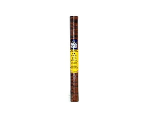 Magic Cover Premium Adhesive Vinyl Contact Shelf Liner and Drawer Liner, 18 inches x9 feet, Warmwood