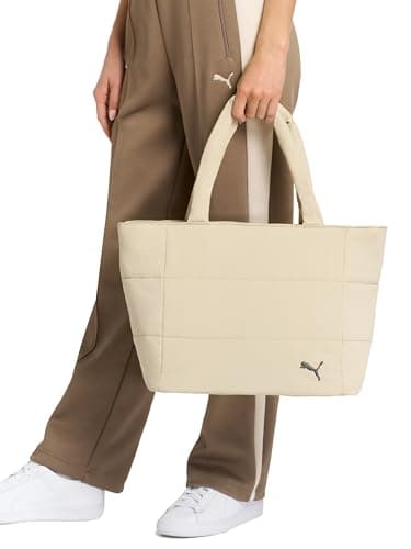 PUMA Women's Plush Soft Nylon Tote with Padded Straps, Zip Closure & Metal Logo Plaque, Rosy Outlook, One Size — view 4